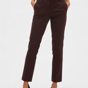 Banana Republic Factory Ryan Straight Pant (Burgundy)